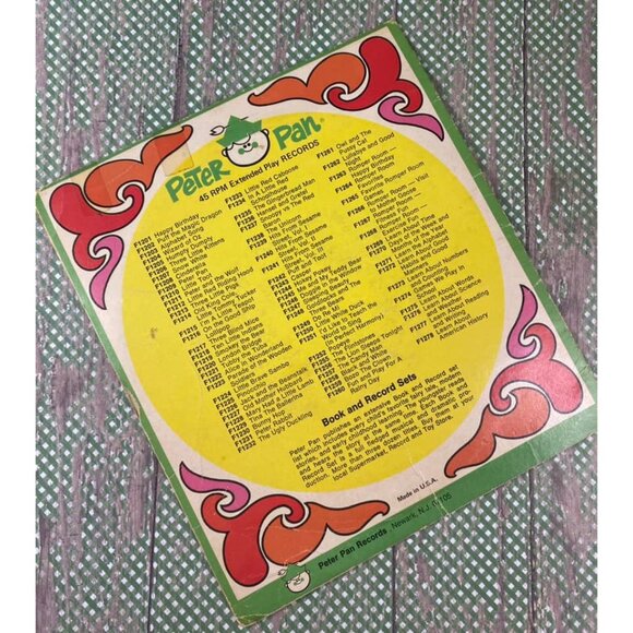 Vintage "Frosty The Snowman" 45 RPM Vinyl Record With Cover Peter Pan Records - Picture 2 of 4